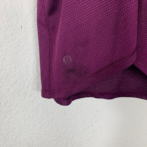 Lululemon Burgundy Tank Built-In Bra Size 4 Athletic Workout Top - Picture 7 of 8